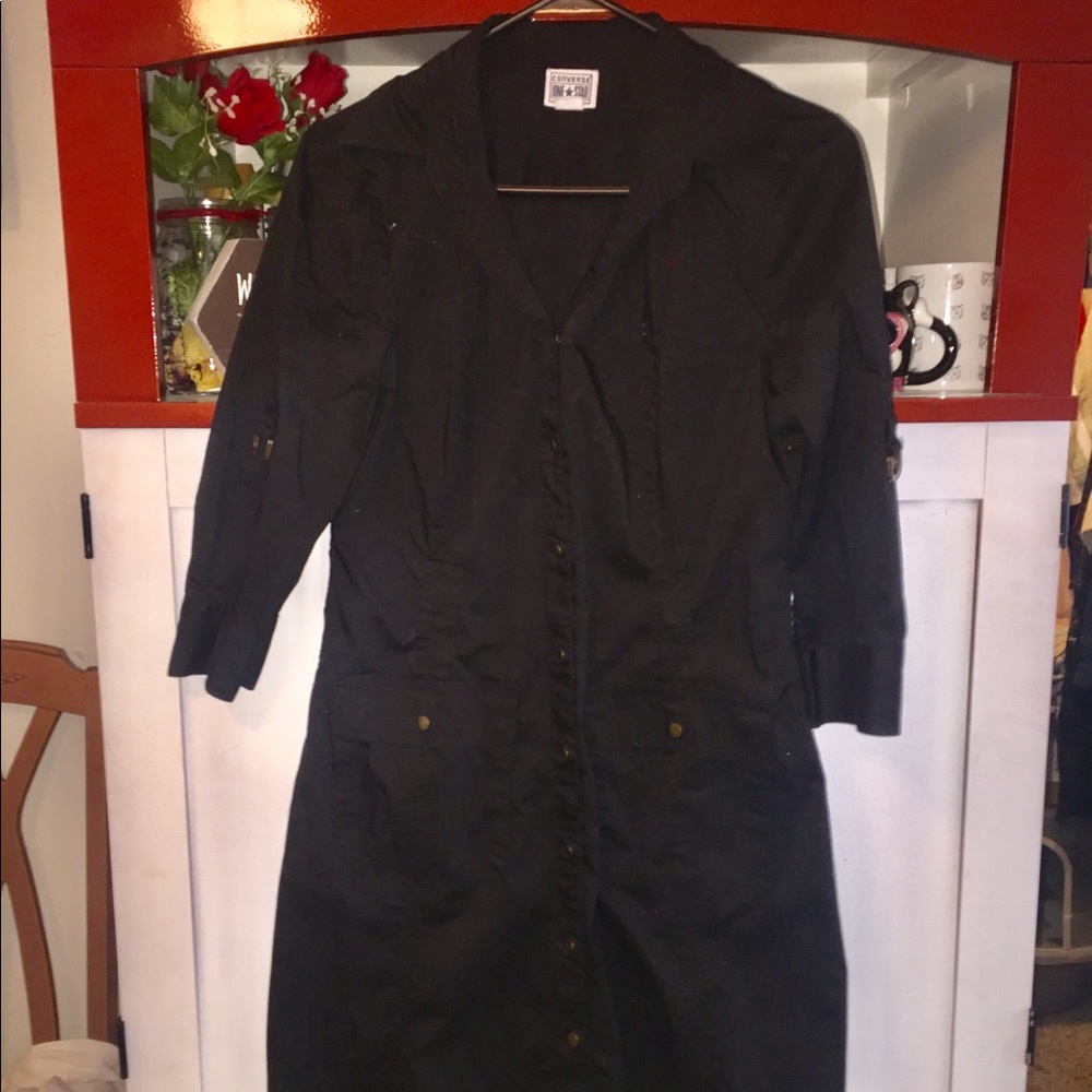 Converse button up dress